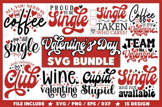 Anti Valentine's Day SVG Bundle SVG Ariyan 