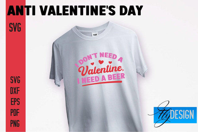 Anti Valentine's Day SVG | Quotes Design | SVG File SVG Fly Design 