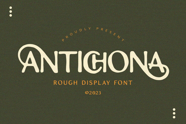 Antichona - Rough Sans Font Font Alpaprana Studio 
