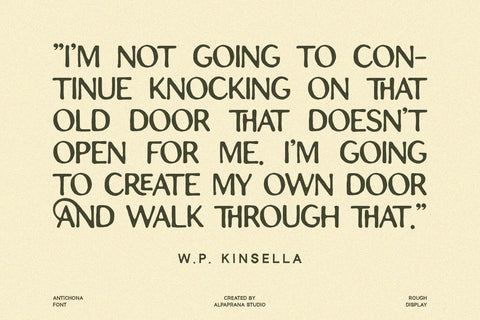 Antichona - Rough Sans Font Font Alpaprana Studio 