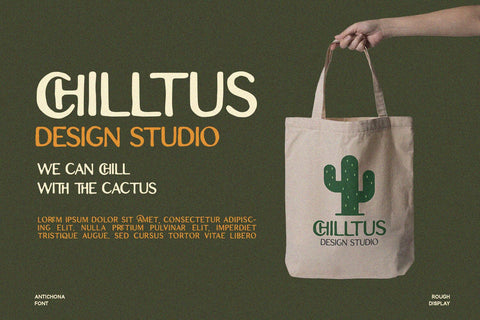 Antichona - Rough Sans Font Font Alpaprana Studio 