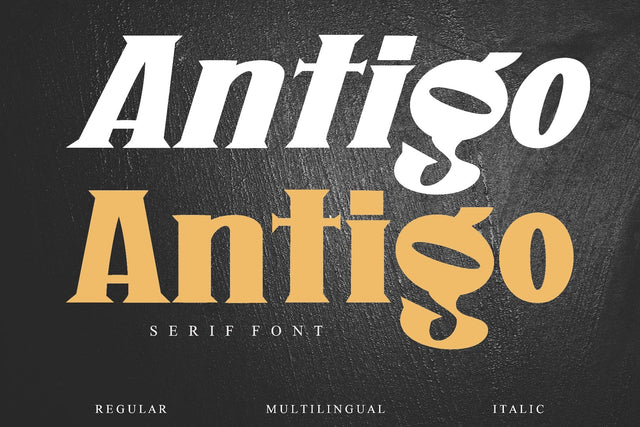 Antigo Font Afandi Studio 