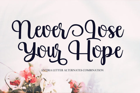 Antira Letter Font gatype 