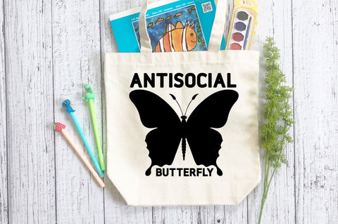antisocial butterfly SVG Design SVG Regulrcrative 