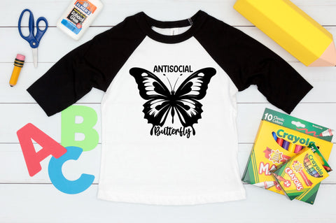 antisocial butterfly SVG Design SVG Regulrcrative 