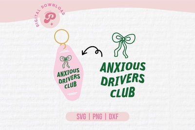 Anxious Drivers Club SVG SVG Totally Posie 