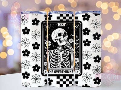 Anxious Witch Tarot Humor Tumbler Wrap, Anxiety Humor Design, Witchy Humor Art, Mystical Joke Gift, Sarcastic Tarot Art, Mental Health Humor, Spiritual Meme Design Sublimation SvggirlplusArt 