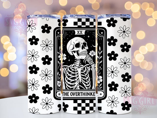 Anxious Witch Tarot Humor Tumbler Wrap, Anxiety Humor Design, Witchy Humor Art, Mystical Joke Gift, Sarcastic Tarot Art, Mental Health Humor, Spiritual Meme Design Sublimation SvggirlplusArt 