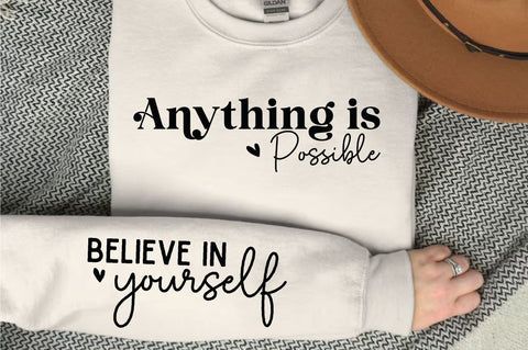 Anything Is Possible SVG, Sleeve SVG Design SVG Regulrcrative 