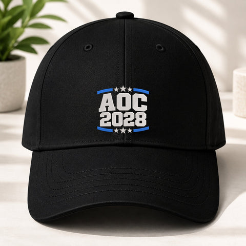 AOC 2028 Embroidery Design – Political Election Machine Embroidery File, Campaign Style AOC 2028 Design Embroidery/Applique DESIGNS PatternFeed8 