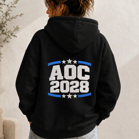 AOC 2028 Embroidery Design – Political Election Machine Embroidery File, Campaign Style AOC 2028 Design Embroidery/Applique DESIGNS PatternFeed8 