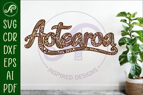 Aotearoa wall sign svg laser cut SVG APInspireddesigns 