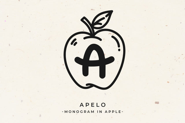 Apelo Monogram Font Abo Daniel Studio 