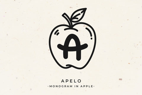 Apelo Monogram Font Abo Daniel Studio 