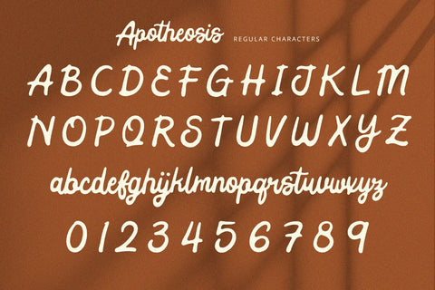 Apotheosis - Rough Script Font Alpaprana Studio 