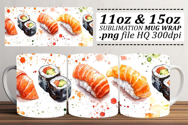 Appetizing Art for Mugs with Fast Food Patterns Sublimation afrosvg 