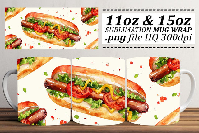 Appetizing Fast Food Art Sublimation afrosvg 