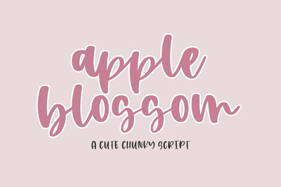 Apple Blossom Script Font Beck McCormick 