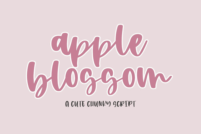 Apple Blossom Script Font Beck McCormick 
