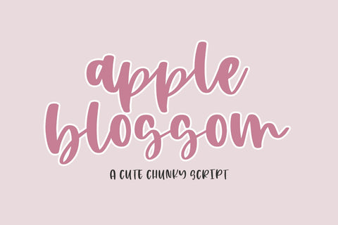 Apple Blossom Script Font Beck McCormick 