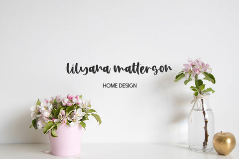 Apple Blossom Script Font Beck McCormick 