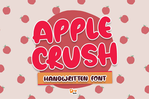 Apple Crush Font Font Dm Letter Studio 