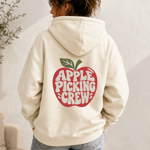 Apple Picking Crew Embroidery Design – Fall Apple Machine Embroidery File, Autumn Orchard Picking Crew Design Embroidery/Applique DESIGNS PatternFeed8 