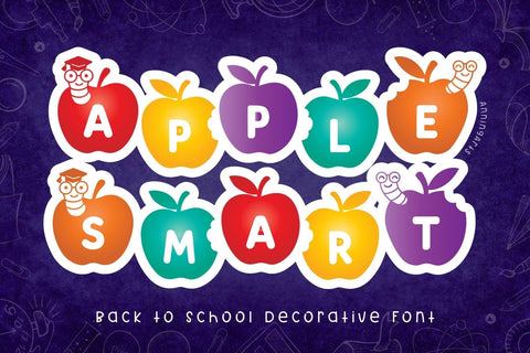 Apple Smart - Decorative Font Font AnningArts Design 