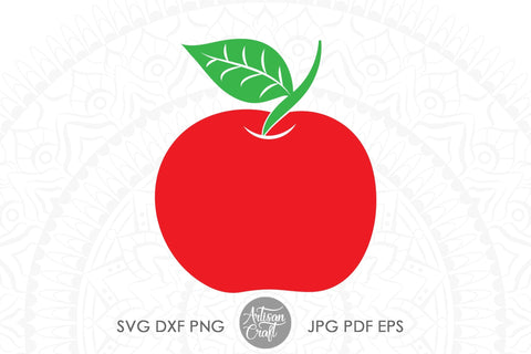 Apple SVG, Teacher Gift Ideas, apple PNG SVG Artisan Craft SVG 
