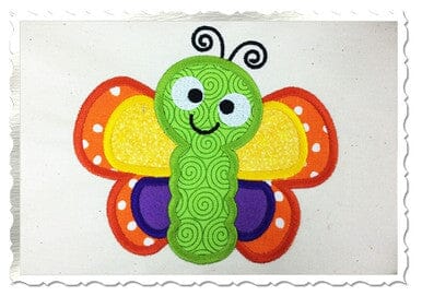 Applique Butterfly Machine Embroidery Design Embroidery/Applique DESIGNS Rivermill Embroidery 