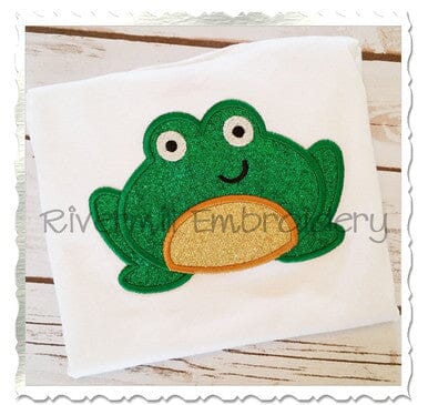 Applique Frog Machine Embroidery Design Embroidery/Applique DESIGNS Rivermill Embroidery 