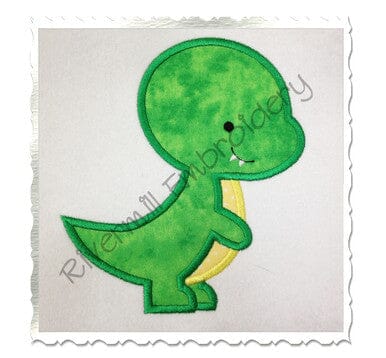 Applique Tyrannosaurus Rex Dinosaur Machine Embroidery Design Embroidery/Applique DESIGNS Rivermill Embroidery 