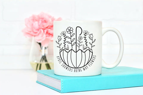 April Showers Bring May Flowers SVG SVG CraftLabSVG 