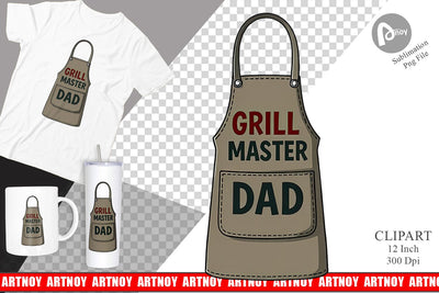 Apron Clipart Sublimation artnoy 