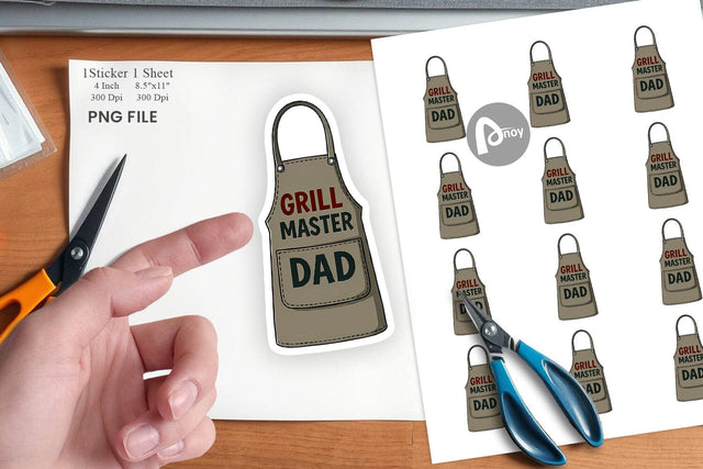 Apron Sticker Sublimation artnoy 