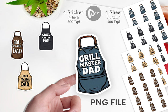 Apron Sticker Sublimation artnoy 