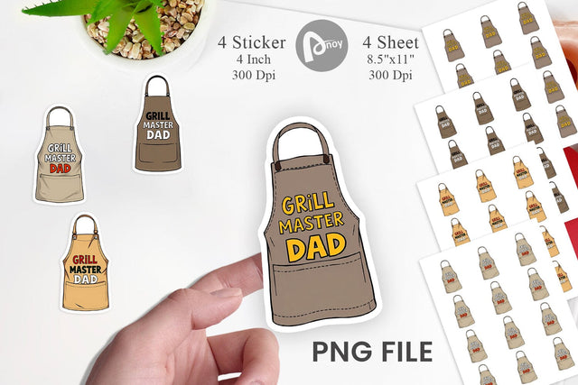 Apron Sticker Sublimation artnoy 