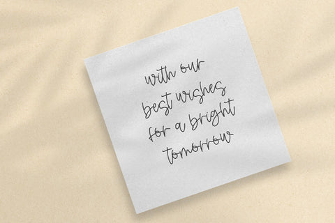Aquariusly Script Font Beck McCormick 
