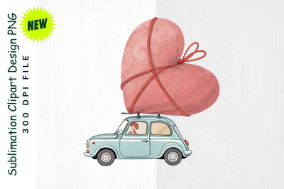 AR with Giant Heart Pillow Sublimation Clipart Sublimation Regulrcrative 