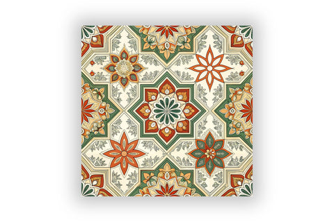 Arabesque Geometric Tile Digital Paper, Seamless Boho Neutral Pattern, Pack Printable Scrapbook Paper, Moroccan Design Terracotta Bundle Digital Pattern FloridPrintables 