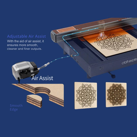 ARC B1 Laser Engraving Machine – Craft Express High Precision Smart Diode Laser Cutter Physical Craft Express 