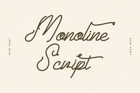Arcadiny - Monoline Script Font Font Letterena Studios 