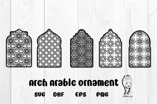 Arch Arabic ornament svg SVG dadan_pm 