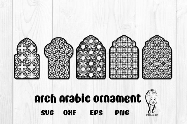 Arch Arabic ornament svg SVG dadan_pm 