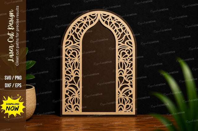 Arch Window Frame Laser Cut SVG SVG Regulrcrative 