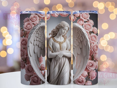 Archangel Jophiel 20oz Tumbler, Angel Of Beauty Design, 3D Angel Sublimation PNG, Spiritual Archangel Wrap, Inspirational Angel Tumbler, 20oz Angel Sublimation, Religious Angel Design Sublimation SvggirlplusArt 