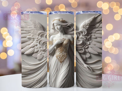 Archangel Jophiel 20oz Tumbler, Angel Of Beauty Design, 3D Angel Sublimation PNG, Spiritual Archangel Wrap, Inspirational Angel Tumbler, 20oz Angel Sublimation, Religious Angel Design Sublimation SvggirlplusArt 