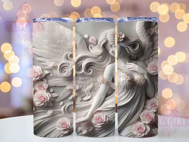 Archangel Jophiel 20oz Tumbler, Angel Of Beauty Design, 3D Angel Sublimation PNG, Spiritual Archangel Wrap, Inspirational Angel Tumbler, 20oz Angel Sublimation, Religious Angel Design Sublimation SvggirlplusArt 