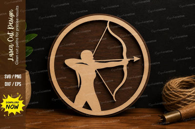 Archer Target Circle Laser Cut SVG File SVG Regulrcrative 