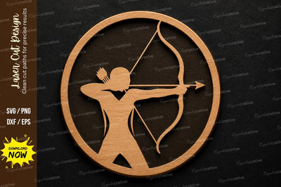 Archer Target SVG Laser Cut Svg Design SVG Regulrcrative 